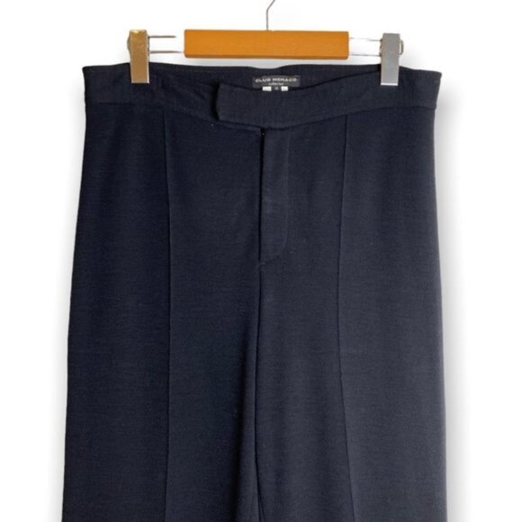 Club Monaco Black Wool Wide Leg Pants - Picture 3 of 8